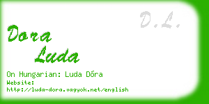 dora luda business card